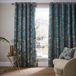 Tropical Paradise Eyelet Curtains -Habitat Store 30875758 alt01