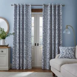 Layla Eyelet Curtains 35 Layla Eyelet Curtains -Habitat Store 30875875 alt01