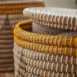 Set Of 3 Contrast Storage Baskets -Habitat Store 30876047 alt01