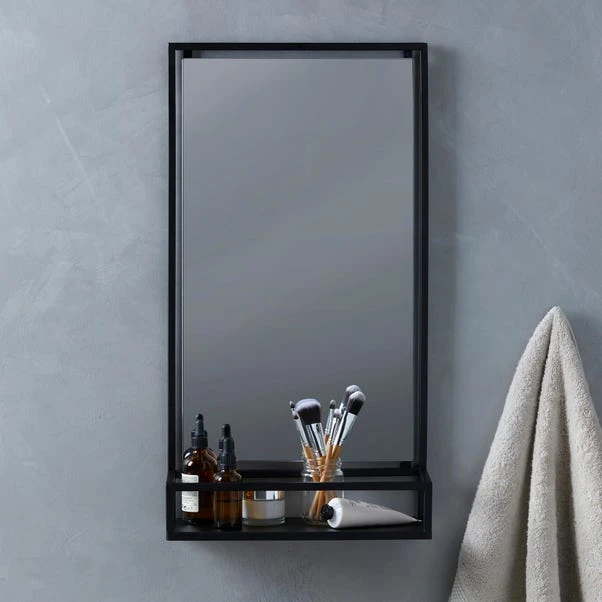 London Rectangle Wall Mirror With Shelf 7 London Rectangle Wall Mirror With Shelf - Image 5