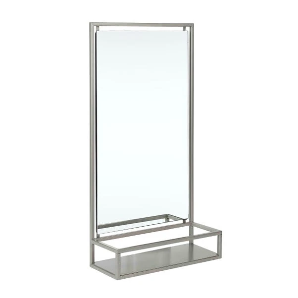 London Rectangle Wall Mirror With Shelf 4 London Rectangle Wall Mirror With Shelf - Image 2
