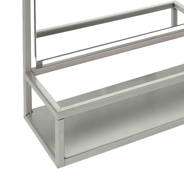 London Rectangle Wall Mirror With Shelf 6 London Rectangle Wall Mirror With Shelf - Image 4