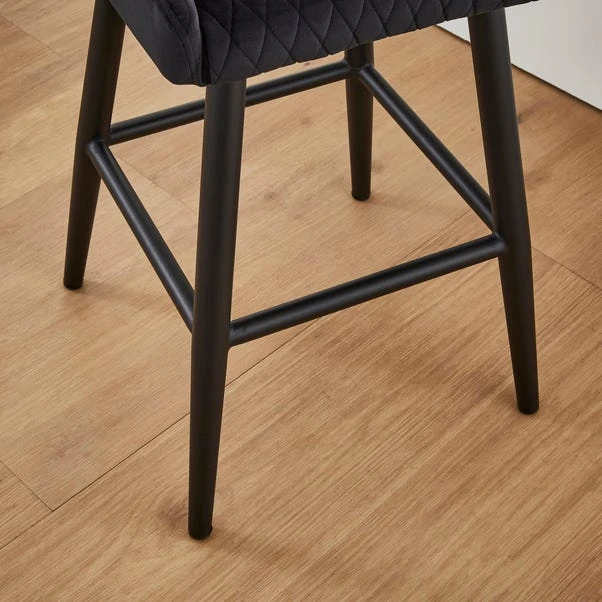 Montreal Counter Height Bar Stool, Velvet 20 Montreal Counter Height Bar Stool, Velvet - Image 18