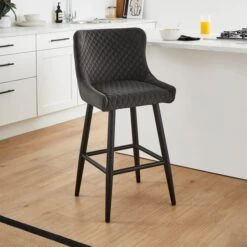 Montreal Counter Height Bar Stool, Velvet 30 Montreal Counter Height Bar Stool, Velvet -Habitat Store 30876143 alt01