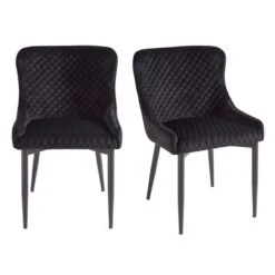 Montreal Set Of 2 Dining Chairs, Velvet 30 Montreal Set Of 2 Dining Chairs, Velvet -Habitat Store 30876148 alt04
