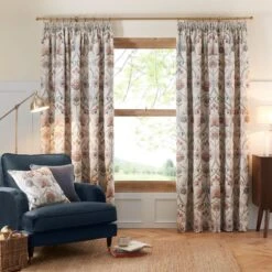 Evelyn Pencil Pleat Curtains -Habitat Store 30876251 alt01