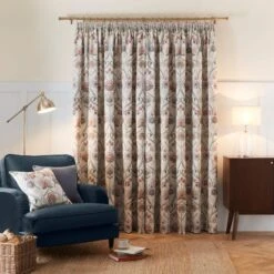 Evelyn Pencil Pleat Curtains -Habitat Store 30876251 alt04