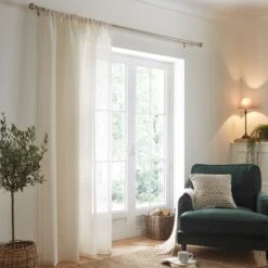 Herringbone Slot Top Voile Panel -Habitat Store 30876252 alt01