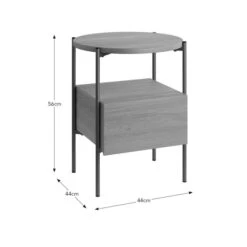 Elody 1 Drawer Bedside Table -Habitat Store 30876296 alt09