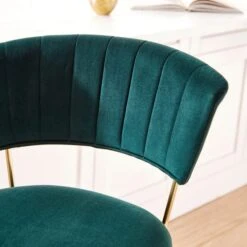 Kendall Bar Stool, Velvet -Habitat Store 30876306 alt02