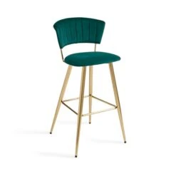 Kendall Bar Stool, Velvet -Habitat Store 30876306 alt03