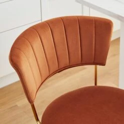 Kendall Bar Stool, Velvet -Habitat Store 30876307 alt02