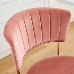 Kendall Bar Stool, Velvet -Habitat Store 30876311 alt02