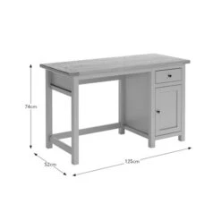 Olney Standard Storage Desk, Stone -Habitat Store 30876346 alt09