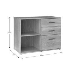 Edison Storage Cabinet, Oak Effect 13 Edison Storage Cabinet, Oak Effect -Habitat Store 30876388 alt09