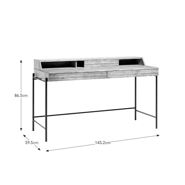 Bryant Wide Storage Desk 10 Bryant Wide Storage Desk - Image 8