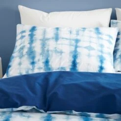Navy Ombre Duvet Cover & Pillowcase Set 17 Navy Ombre Duvet Cover & Pillowcase Set -Habitat Store 30876496 alt03