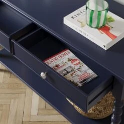 Pippin Console Table, Navy -Habitat Store 30876519 alt03