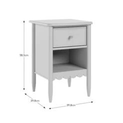 Remi 1 Drawer Bedside Table 35 Remi 1 Drawer Bedside Table -Habitat Store 30876555 alt09