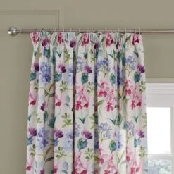 Summer Bloom Pencil Pleat Curtains -Habitat Store 30876597