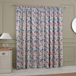 Summer Bloom Pencil Pleat Curtains -Habitat Store 30876597 alt04