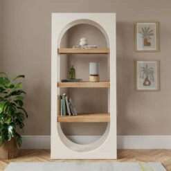 Albourne Tall Bookcase, Oak Effect -Habitat Store 30877183