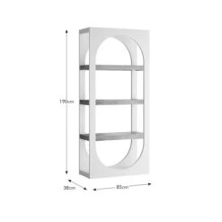 Albourne Tall Bookcase, Oak Effect -Habitat Store 30877183 alt09