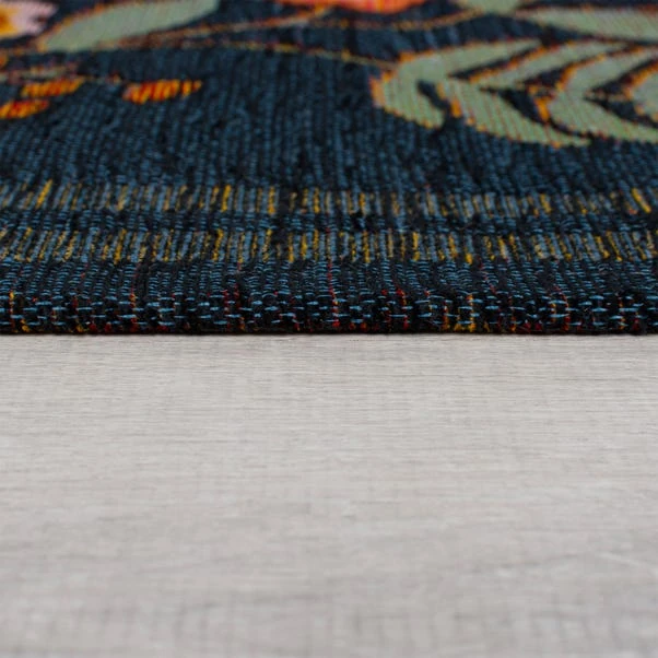 Camellia Floral Border Rug 16 Camellia Floral Border Rug - Image 14