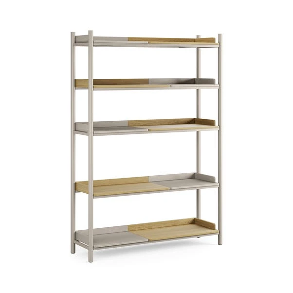 Halsey Tall Shelving Unit, Oak Effect 7 Halsey Tall Shelving Unit, Oak Effect - Image 5