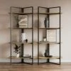 Ramson Tall And Wide Shelving Unit, Oak And Black -Habitat Store 30878042
