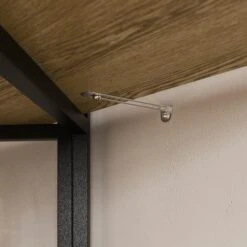 Ramson Tall And Wide Shelving Unit, Oak And Black -Habitat Store 30878042 alt03