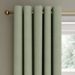 Rotterdam Herringbone Blackout Eyelet Curtains -Habitat Store 30879202