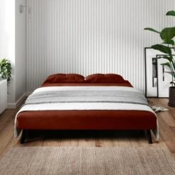 Phoebe Velvet Double Sofa Bed -Habitat Store 30882536 alt01