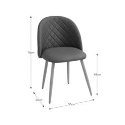 Astrid Dining Chair, Flatweave Fabric -Habitat Store 30882599 alt09
