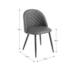 Astrid Dining Chair, Faux Leather -Habitat Store 30882600 alt09