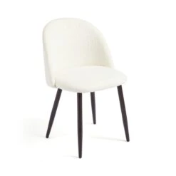 Astrid Dining Chair, Ivory Boucle -Habitat Store 30882611 alt04