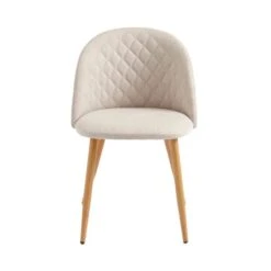 Astrid Dining Chair, Natural Fabric -Habitat Store 30882612 alt04
