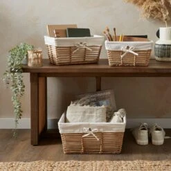 Set Of 3 Rectangle Purity Baskets 18 Set Of 3 Rectangle Purity Baskets -Habitat Store 30882784