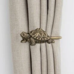 Tortoise Curtain Holdbacks