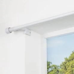 No Drills Stud Extendable Metal Eyelet Curtain Pole -Habitat Store 30883239