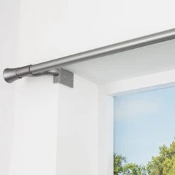 No Drills Trumpet Extendable Metal Eyelet Curtain Pole 28 No Drills Trumpet Extendable Metal Eyelet Curtain Pole -Habitat Store 30883291