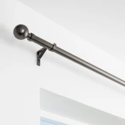 Ashton Fixed Metal Eyelet Curtain Pole -Habitat Store 30883315