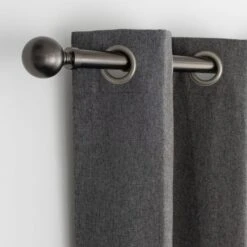 Ashton Fixed Metal Eyelet Curtain Pole -Habitat Store 30883315 alt02