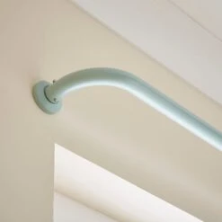 Kids Room Darkening Extendable Metal Eyelet Curtain Pole -Habitat Store 30883339