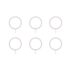 Oslo Pack Of 6 22/25mm Curtain Rings -Habitat Store 30883340 alt02