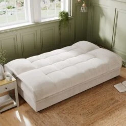 Emery Squish Soft Chenille Clic Clac Storage Sofa Bed -Habitat Store 30885316 alt02