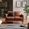Jacob Faux Leather Compact 2 Seater Sofa 1 Jacob Faux Leather Compact 2 Seater Sofa -Habitat Store 30885880