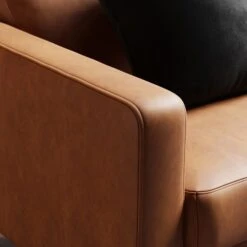 Jacob Faux Leather Compact 2 Seater Sofa -Habitat Store 30885880 alt03