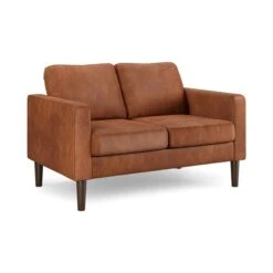 Jacob Faux Leather Compact 2 Seater Sofa -Habitat Store 30885880 alt05