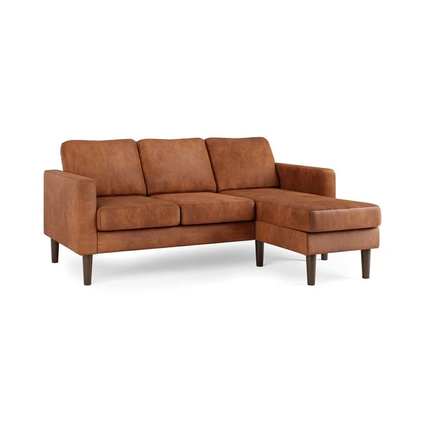 Jacob Faux Leather Compact Corner Chaise Sofa 7 Jacob Faux Leather Compact Corner Chaise Sofa - Image 5